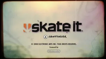 Skate It screen shot title
